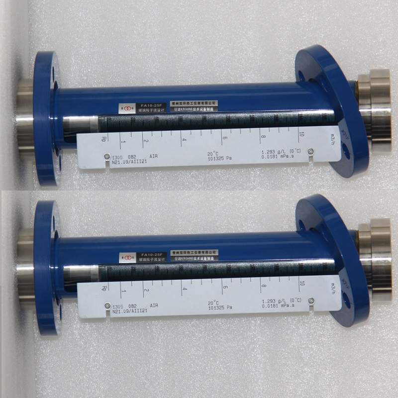 FA10-40F耐腐型浮子流量计 DN40活动法兰 不锈钢玻璃转子流量计