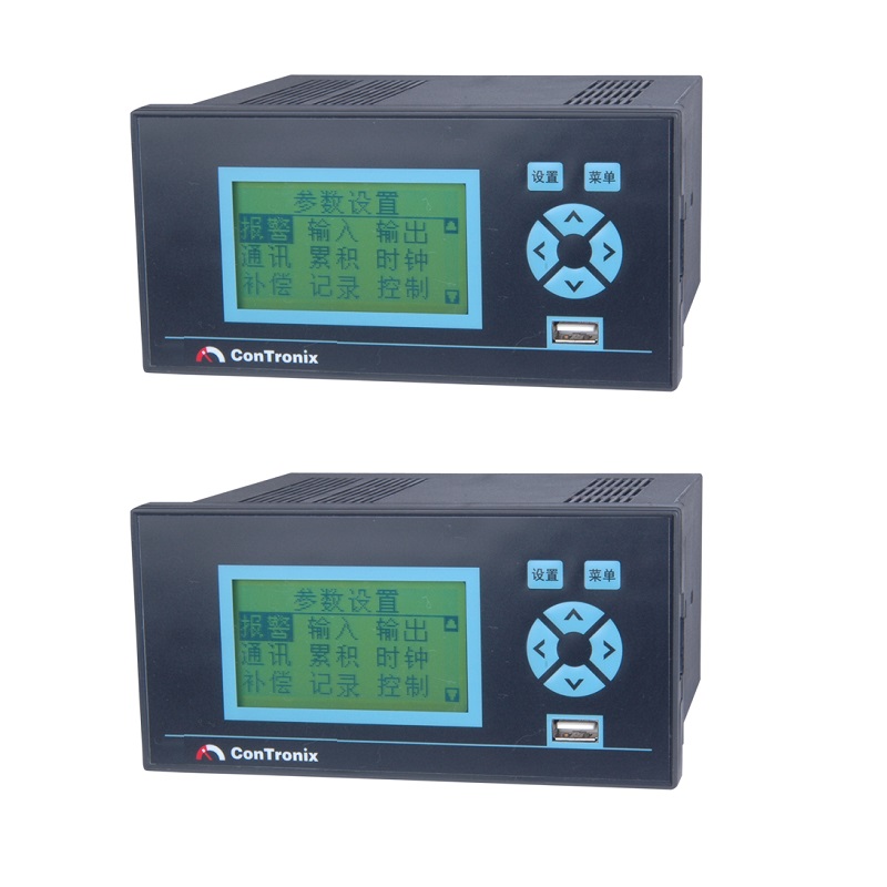 XSR10R 智能液晶显示无纸记录仪,2通道,2路报警,带通讯信号记录仪